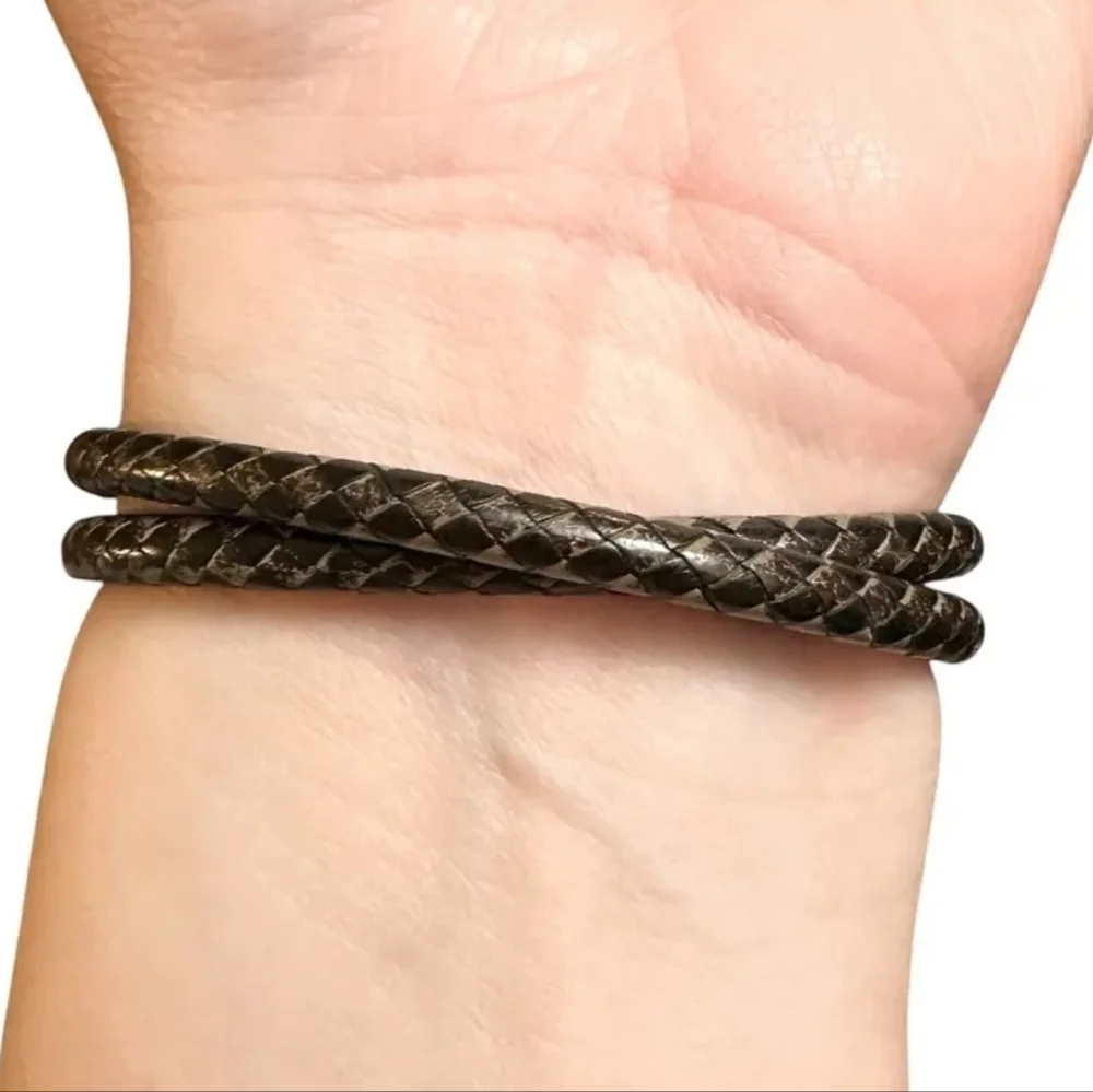 Hermes Gold Jumbo Hook Double Wrapped Bracelet Or Choker - Picture 5 of 7